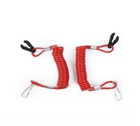 Corda di sicurezza per barche 1 6 m, 2 pezzi Kill Switch Key Lanyard per Mercury e marche di motori compatibili con gancio