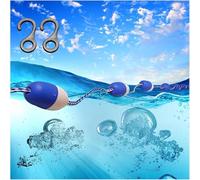Corda di sicurezza per la piscina, Divisorio di sicurezza for piscina, corda galleggiante, divisorio corsia commerciale, linea for estremità profonda/bassa(2m)
