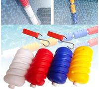 Corda di sicurezza per la piscina, Divisorio di sicurezza galleggiante for piscina, linea for onde for gare nuoto in acque basse(Nylon,15m/50ft)