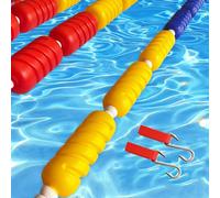 Corda di sicurezza per piscina galleggiante con boe divisorie preinstallate e ganci per dividere corsie in gare di nuoto poco profondo