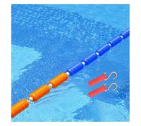 Corda di Sicurezza per Piscina, Kit galleggiante e corda di sicurezza for piscina professionale, galleggiante e corda di sicurezza for piscina, for gare di nuoto/ostacoli in acqua(Dia 6cm/2.3in,17m/55