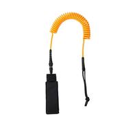 Corda di sicurezza per tavola da surf di 10 piedi con design rotante a 360° in TPU resistente, corda forte per paddleboard, kayak, longboard e altri sport acquatici