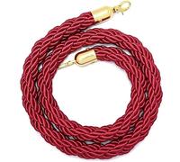 Corda di sostegno, Corde for musei ed eventi sul red carpet, corda for palcoscenici ad alta resistenza con moschettoni in acciaio inossidabile, diametro 3,2 cm(280cm/9ft)