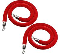 Corda di sostegno in velluto, 2 pezzi di corda for palo for feste ed eventi, velluto for for concerti nozze e spettacoli auto(250cm/8ft)