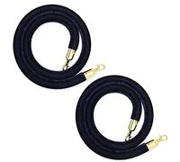 Corda di sostegno in velluto, Barriera di controllo della folla da 1,2 m con ganci, barriera, set(Blue B,5ft/155cm)