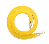 Corda di sostegno in velluto bianco per controllo della folla, 2,4 m, corda barriera per grandi aperture, qualità premium, tappeto rosso, accessori per eventi (colore: 4 L, 250 cm)