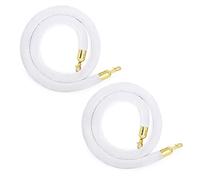 Corda di sostegno in velluto, Confezione da 2 barriere di controllo della folla in corda 1,5 metri, sospesa in velluto, divisori multicolori for ristoranti, feste, hall, teatri(Style 15)