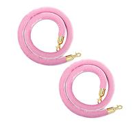 Corda di sostegno in velluto, Confezione da 2 barriere di controllo della folla in corda 1,5 metri, sospesa in velluto, divisori multicolori for ristoranti, feste, hall, teatri(Style 1)