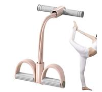 Corda di tensione multifunzione con pedale, set di 6 fasce di resistenza per palestra domestica, fisioterapia, allenamento completo del corpo e allenamento della, attrezzatura fitness portatile