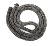Corda di tenuta per porta della stufa a legna, lunghezza 2 m, diametro 20 mm, guarnizione in fibra di vetro ad alta temperatura per camino, caldaia e forno (20 mm)