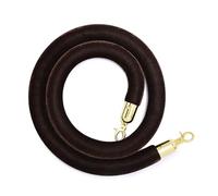 Corda di velluto bianco di alta qualità, 2,4 m, barriera di controllo della folla per grandi aperture, gestione delle code di eventi, elegante stile tappeto rosso ed elegante (colore 3, lunghezza 200