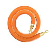 Corda di velluto bianco di alta qualità per controllo della folla, corda barriera per coda da 3 a 2,4 m, per eventi, grandi aperture e tappeto rosso, design elegante (colore 8, lunghezza 150 cm)