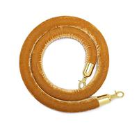 Corda di velluto bianco di alta qualità per controllo della folla, corda barriera per code da 3 a 2,4 m, per grandi inaugurazioni ed eventi (colore 6, lunghezza 250 cm)