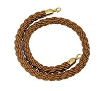 corda di velluto, Corda for candelieri intrecciati in canapa, barriere di controllo della folla con ganci in oro lucido, for candelieri a sfera, cinema, feste,
