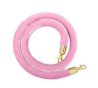 Corda di velluto spessa 3,8 cm con d Hoo, cavo di controllo della folla da 1,5 m per eventi, disponibile in rosso, nero, giallo, verde, argento, blu (colore: M)