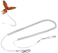 Corda Di Volo Del Pappagallo, 6M Anti-Morso Cavigliera per Uccelli Domestici Imb