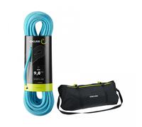 Corda Dinamica Arrampicata Sportiva Edelrid Boa 9.8mm 60m Blu con Sacco Corda