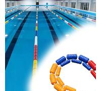 Corda divisoria a spirale con galleggianti, in polietilene resistente, per estremità basse e profonde, ideale per la sicurezza e la separazione della piscina