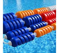 Corda Divisoria Acqua per Piscina, Linea Segnacorsia Galleggiante Spirale | Barriera di sicurezza in HDPE con boe a spirale per delimitazione corsie.(Diameter 9cm,30m/98.42ft)
