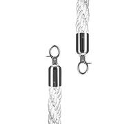 Corda divisoria Corda per transenne, Corda di controllo della folla in canapa con ganci multicolore 1-3 m(E,2.13m (7 feet))