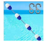 Corda Divisoria di Sicurezza for Piscina E Linea Galleggiante, Accessori for Boa, for Piscine Interrate/competizioni, Blu Bianco(1500cm)