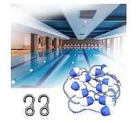 Corda divisoria di sicurezza per piscina interna e galleggiante, divisorio professionale per corsia, 90/25/22/20/18/4,9 m, ideale per competizioni commerciali e parchi acquatici, palline boa