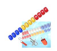 Corda divisoria galleggiante di sicurezza per piscina, linea di demarcazione della boa per una facile installazione in spiaggia e parchi acquatici