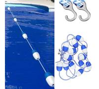 Corda divisoria per la sicurezza e la competizione in acque basse e profonde, lunghezza regolabile per piscine di varie dimensioni