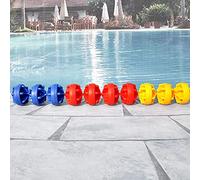 Corda divisoria per piscina - Eco-Friendly Anti-UV Nylon Colorato Blu/Giallo/Rosso 4 m/13,1ft per la separazione della piscina Corda durevole per la sicurezza e l'organizzazione