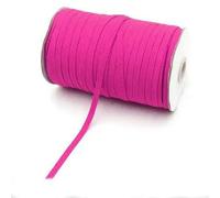Corda elastica 3,0 mm 6 mm Elastici piatti Nastro in gomma HighSpandex Nastro da cucito Cintura in vita Accessorio per indumenti 100 iarde-04 Rosso rosa-3,0 mm 100 iarde