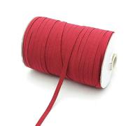 Corda elastica 3,0 mm 6 mm Elastici piatti Nastro in gomma HighSpandex Nastro da cucito Cintura in vita Accessorio per indumenti 100 iarde-27 Rosso vino-6 mm 100 iarde