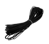 Corda elastica/a strappo nera da 2 mm per fissaggio a kayak, barche, teloni,