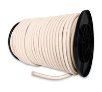 Corda elastica Avorio 100 m - Qualità PRO TECPLAST 9SW - Cavo per teloni con diametro 9 mm