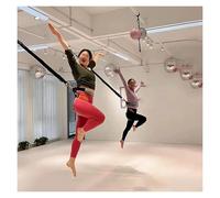 Corda elastica Bungee Fitness Set Per La Danza/ Perdita Di Peso, Bungee Nero Banda Resistente Con Cintura Più Ampia, Bungee Fitness Equipment Set No Splicing & Anti Rottura(XL---Fit for 170.6-220.5 lb