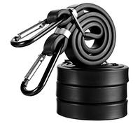 Corda Elastica con Ganci, 4pcs 62cm Cinghie Elastiche con Moschettone, Elastici Portapacchi, UNOLIGA Cinghie di Fissaggio, Cavi Elastici per Teloni Bicicletta Auto (Versione Rinforzata 1.1.2023)