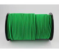 Corda elastica da 30 m, 6 mm, verde, in gomma, per teloni, corda elastica