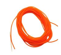 Corda elastica da pesca Corda elastica di legatura diametro 2, mm, corda in gomma altamente for protezione ganci, in arancione 1 pz(2.2mmx3meters)