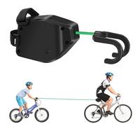 Corda elastica da traino per bicicletta da 2,5 m con tasca triangolare, cinghia di trazione da 500 libbre per genitori e figli, adatta per M