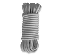 Corda elastica Grigia 15 m - Qualità PRO TECPLAST 9SW - Cavo per teloni con diametro di 9 mm