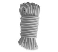 Corda elastica Grigia 40 m - Qualità PRO TECPLAST 9SW - Cavo per teloni con diametro 9 mm