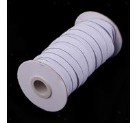 Corda elastica intrecciata piatta da 19 iarde, larghezza 1/3", cordino da