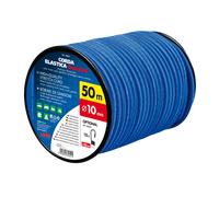 CORDA ELASTICA MULTIUSO PER TELONI TELI CAMION NAUTICA BOBINA 50MT Ø 10mm BLU