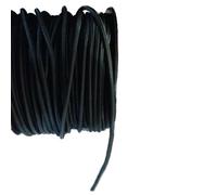 Corda Elastica Nera 6mm x 40m per Teloni e Fissaggi, Resistente e Flessibile