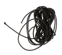 Corda elastica nera per uso marittimo, resistente, di varie lunghezze
