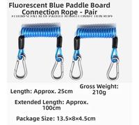 Corda Elastica Paddle Board con Gancio a Sgancio per Uso Sport Acquatici