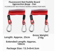 Corda Elastica Paddle Board con Gancio a Sgancio per Uso Sport Acquatici
