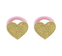 Corda elastica per capelli per bambini con glitter per capelli della corona legami stella cuore supporto per coda di cavallo scintillante nastro per capelli fumetti accessori per capelli