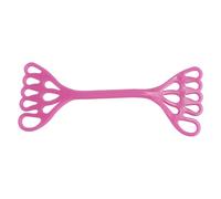 Corda elastica per esercizi: fasce per esercizi per lo stretching delle spalle e della schiena del braccio, 31 x 11,2 cm ad alta elasticità, 5 anelli per le dita, esercitatore per braccia per il fai
