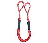 Corda elastica per imbarcazioni da 1,7 m, con puntini rossi e neri, 1,2 m