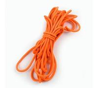 Corda elastica rotonda da 5 mm, 2-10 m, per fascia per capelli, elastica, colorata, per vestiti, pantaloni, cintura a molla, coulisse, cucito, rifiniture - 01 arancione fluorescente - 5 mm - 5 metri